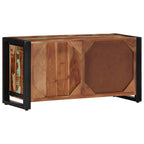 vidaXL TV-Schrank 80x30x40 cm Altholz Massivholz