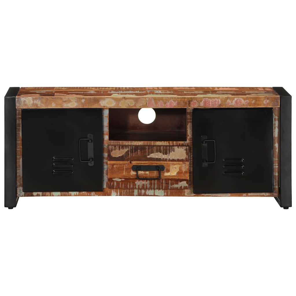vidaXL TV-Schrank 100x30x40 cm Altholz Massiv