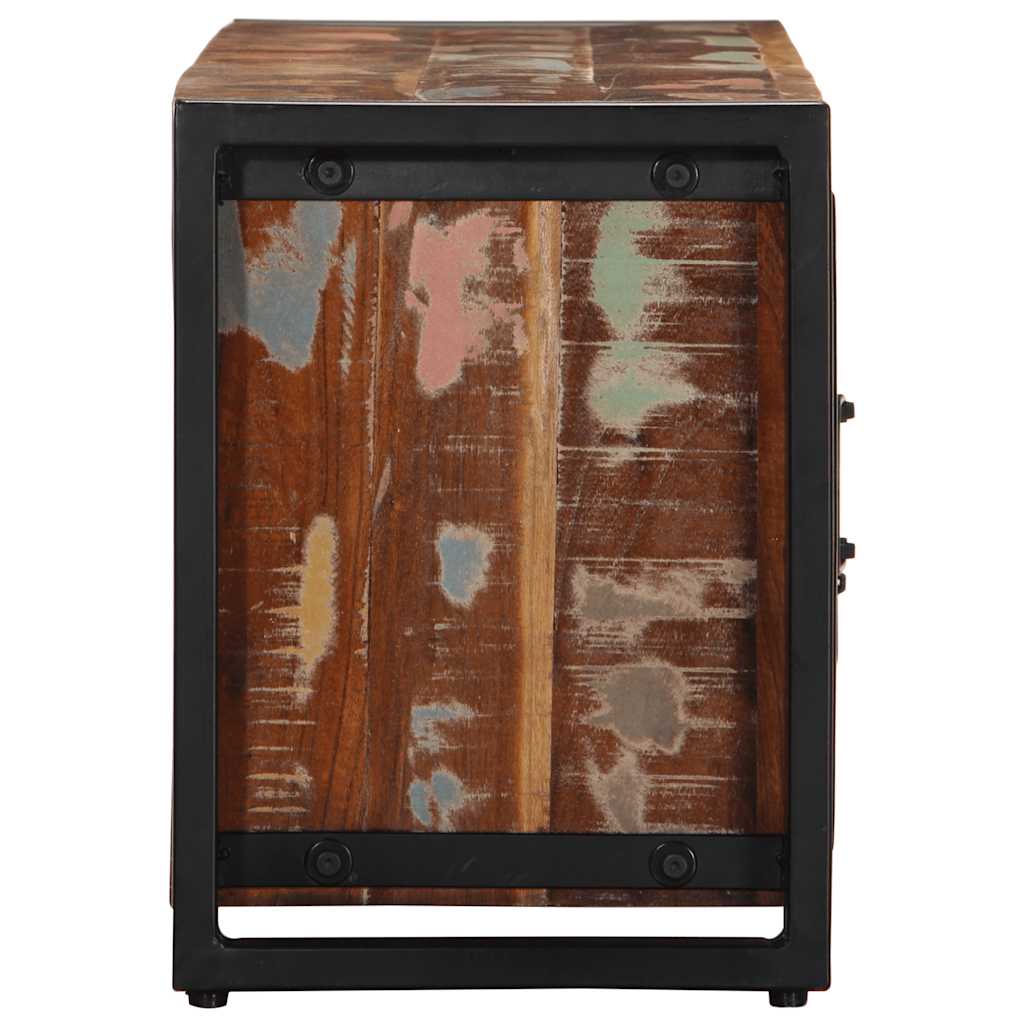 vidaXL TV-Schrank 100x30x40 cm Altholz Massiv