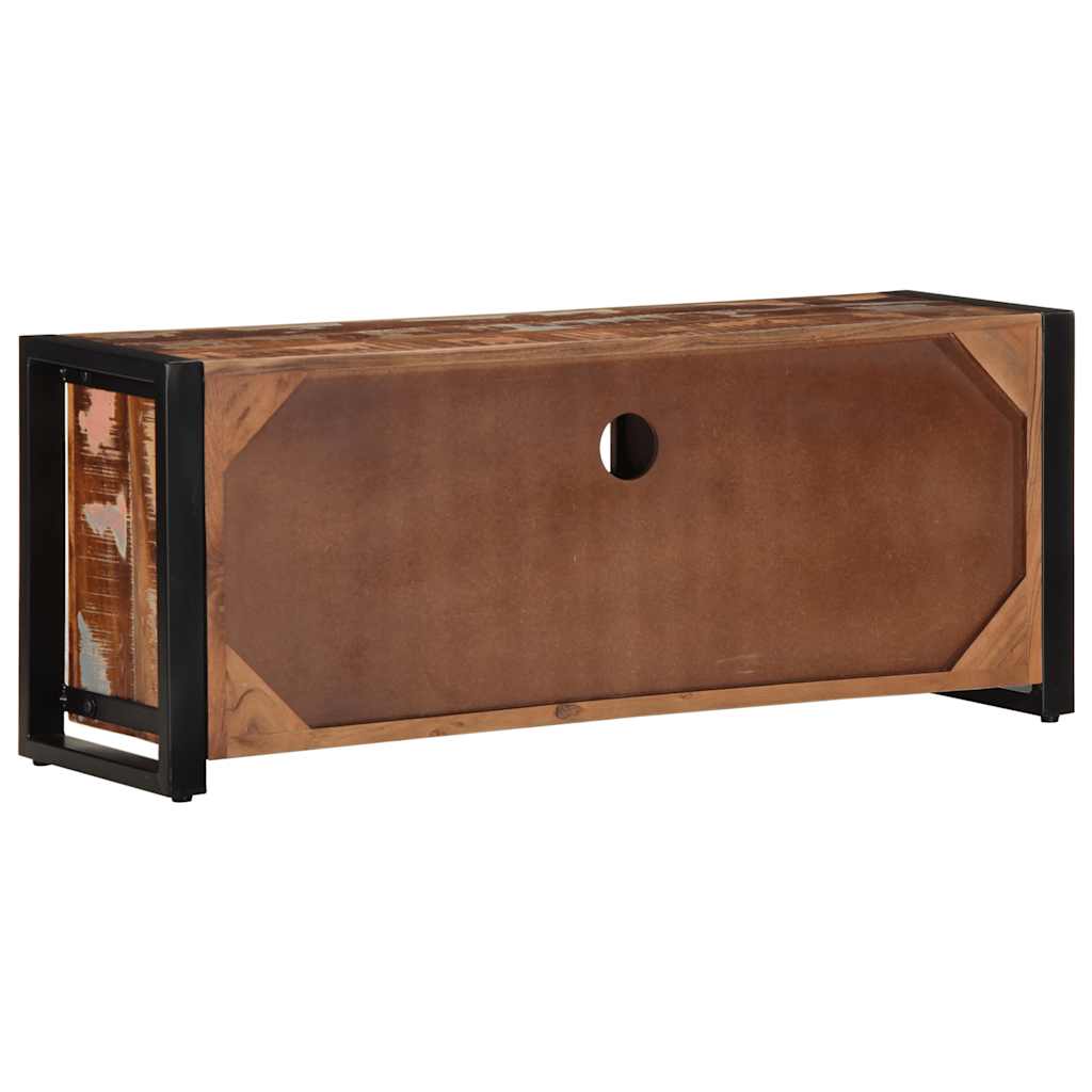vidaXL TV-Schrank 100x30x40 cm Altholz Massiv