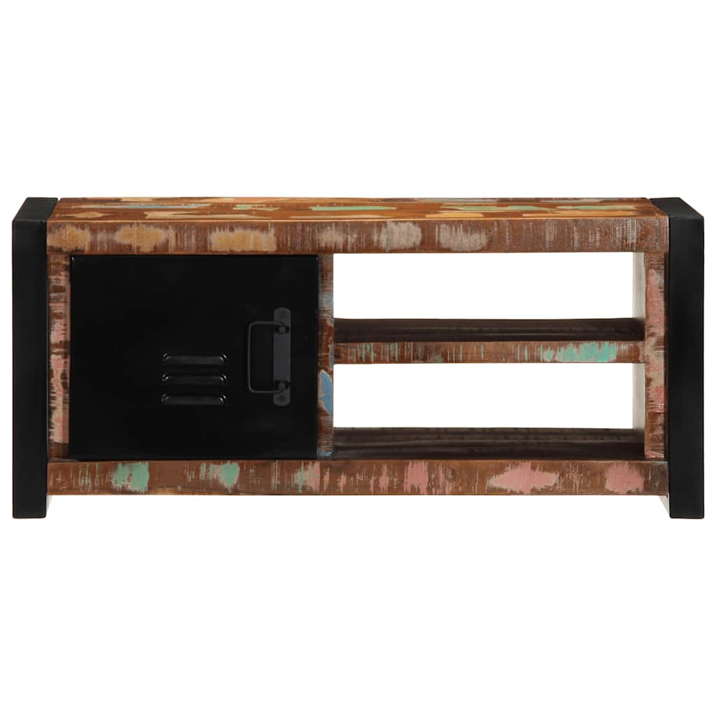 vidaXL TV-Schrank 80x30x35 cm Massivholz Altholz