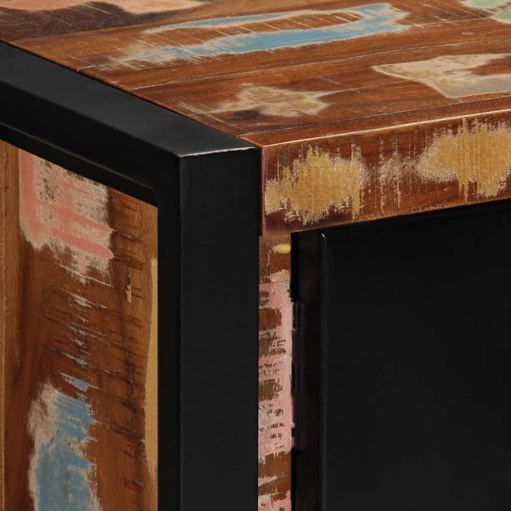 vidaXL TV-Schrank 80x30x35 cm Massivholz Altholz