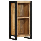 vidaXL Nachttisch mit Regal Braun 40 x 30 x 80 cm Massivholz Mango
