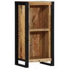 vidaXL Nachttisch mit Regal Braun 40 x 30 x 80 cm Massivholz Mango