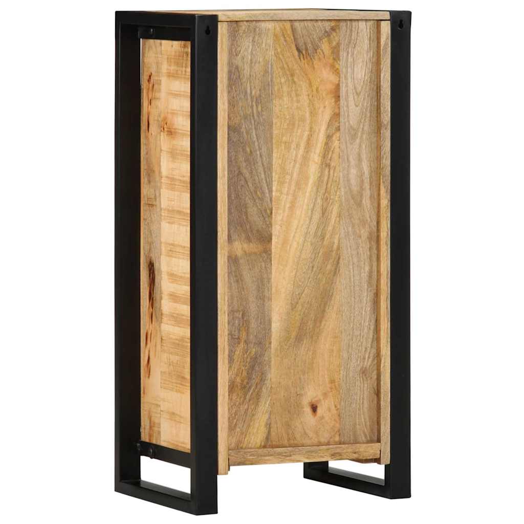 vidaXL Nachttisch mit Regal Braun 40 x 30 x 80 cm Massivholz Mango