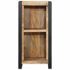 vidaXL Nachttisch mit Regal Braun 40 x 30 x 80 cm Massivholz Mango