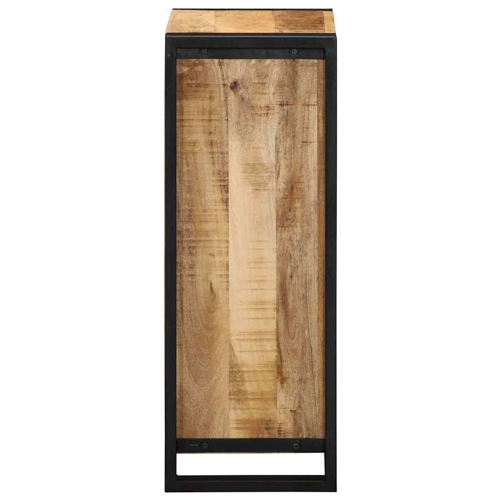 vidaXL Nachttisch mit Regal Braun 40 x 30 x 80 cm Massivholz Mango
