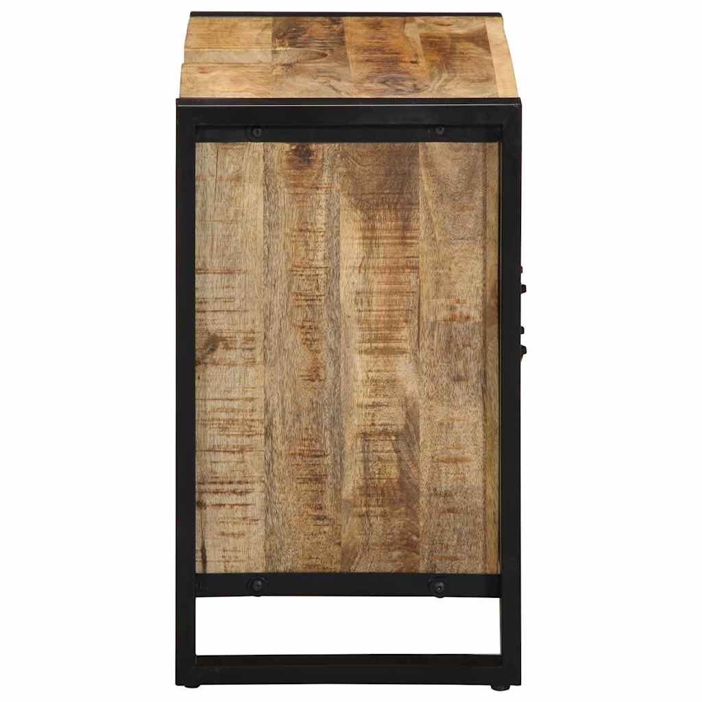 vidaXL Badezimmerschrank Braun 55 x 35 x 60 cm Massivholz Mango