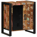 vidaXL Badezimmerschrank mit Regal Braun Massives upgecyceltes Holz