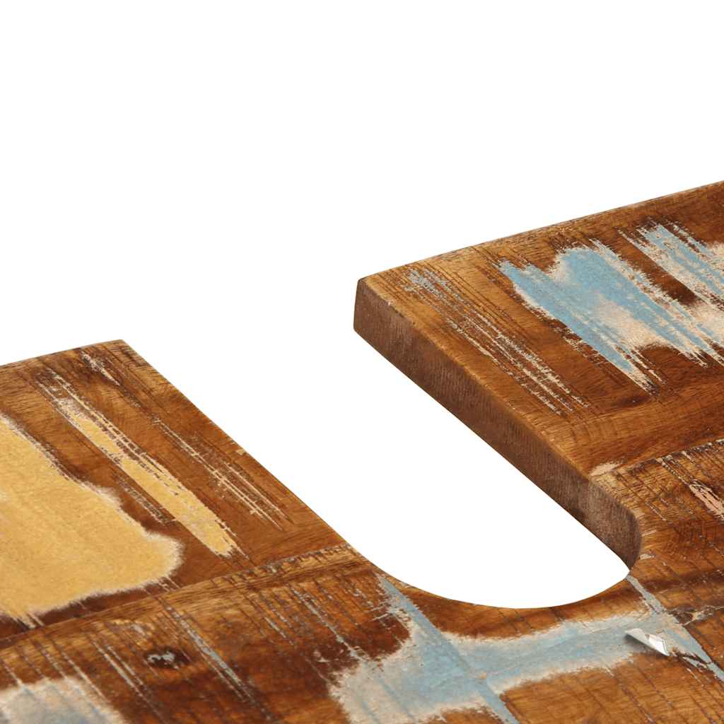 vidaXL Waschbeckenunterschrank 55x35x60 cm Altholz Massivholz