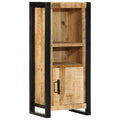 vidaXL Badschrank 40x30x90 cm Raues Massivholz Mango