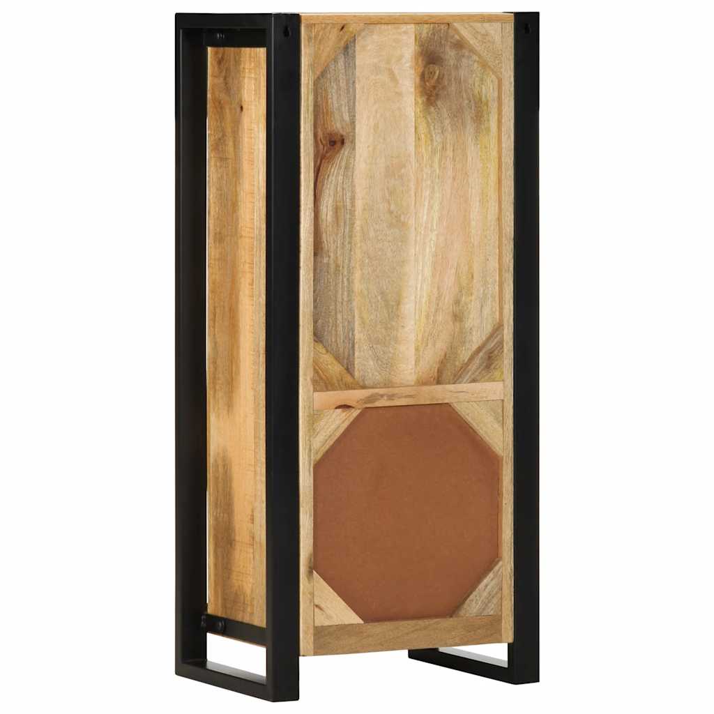 vidaXL Badschrank 40x30x90 cm Raues Massivholz Mango