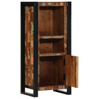 vidaXL Badschrank 40x30x90 cm Altholz Massivholz