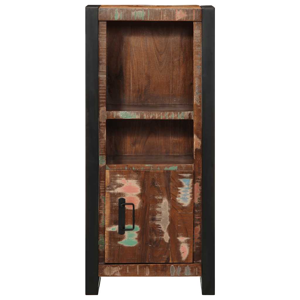 vidaXL Badschrank 40x30x90 cm Altholz Massivholz