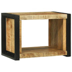vidaXL Wandwürfel mit Speicher Braun 55 x 35 x 40 cm Massivholz Mango