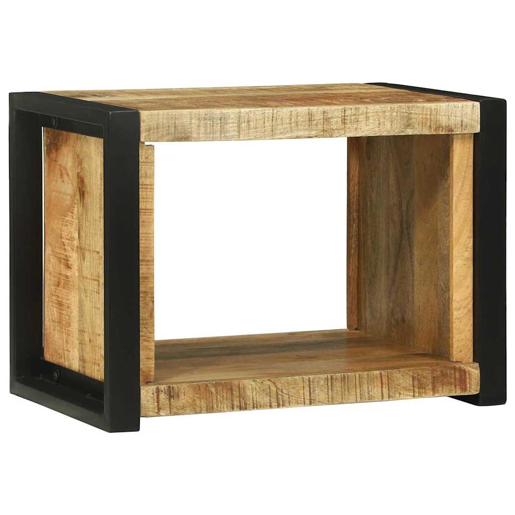 vidaXL Wandwürfel mit Speicher Braun 55 x 35 x 40 cm Massivholz Mango