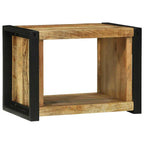 vidaXL Wandwürfel mit Speicher Braun 55 x 35 x 40 cm Massivholz Mango