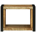 vidaXL Wandwürfel mit Speicher Braun 55 x 35 x 40 cm Massivholz Mango