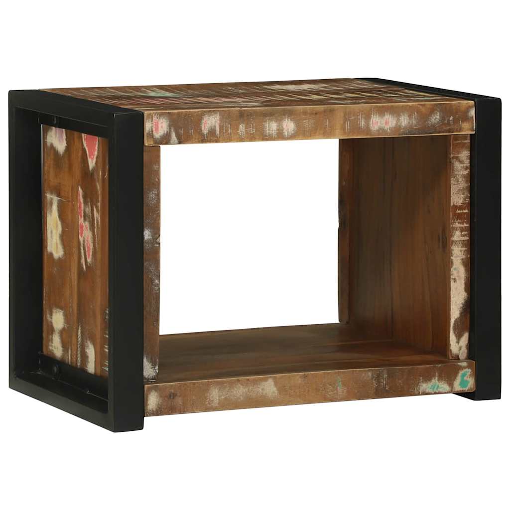 vidaXL Wandwürfel Braun 55 x 35 x 40 cm Massives upgecyceltes Holz