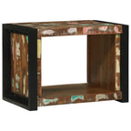 vidaXL Wandwürfel Braun 55 x 35 x 40 cm Massives upgecyceltes Holz