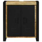 vidaXL Waschbeckenunterschrank Braun 55 x 35 x 60 cm Massivholz Mango
