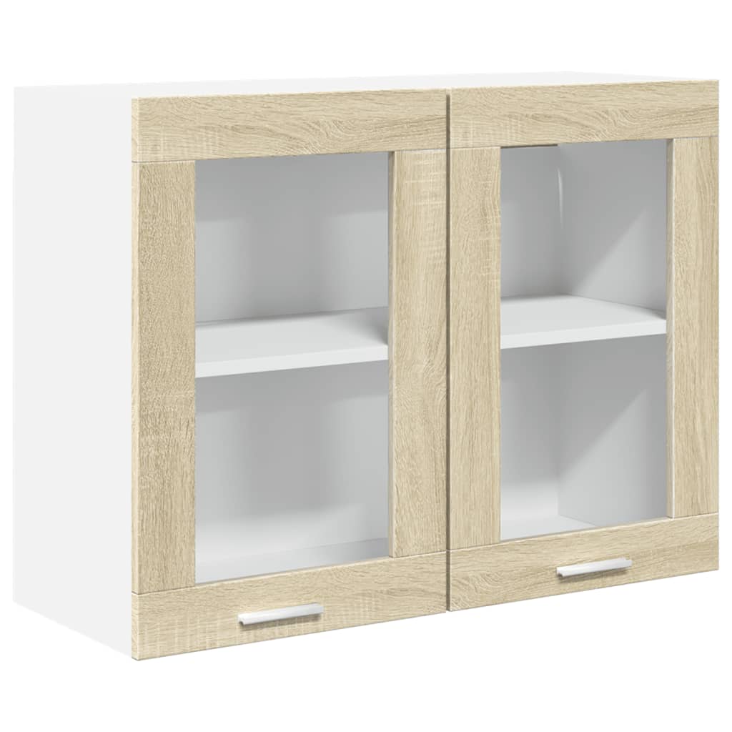 vidaXL 7-tlg. Küchenschrank-Set Lyon Sonoma-Eiche Holzwerkstoff
