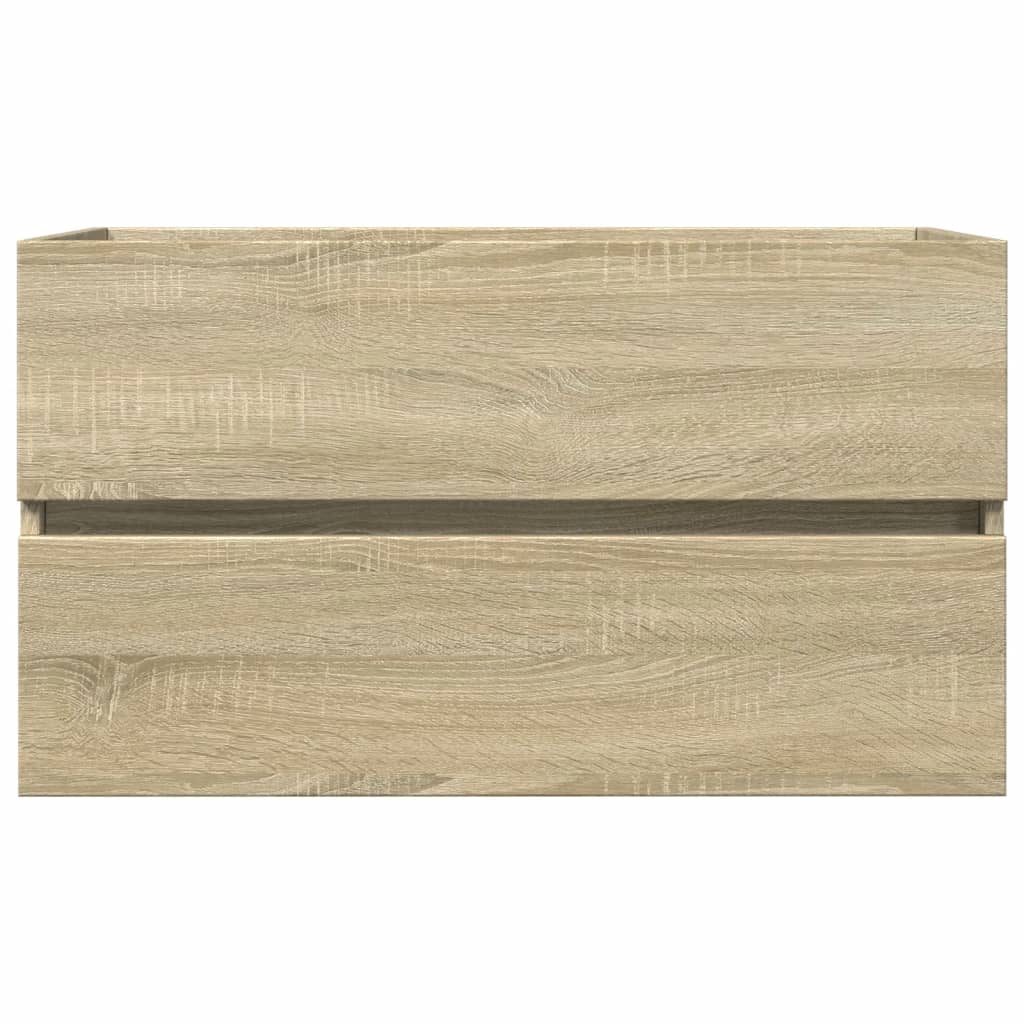 vidaXL 2-tlg. Badmöbel-Set Keramik und Holzwerkstoff