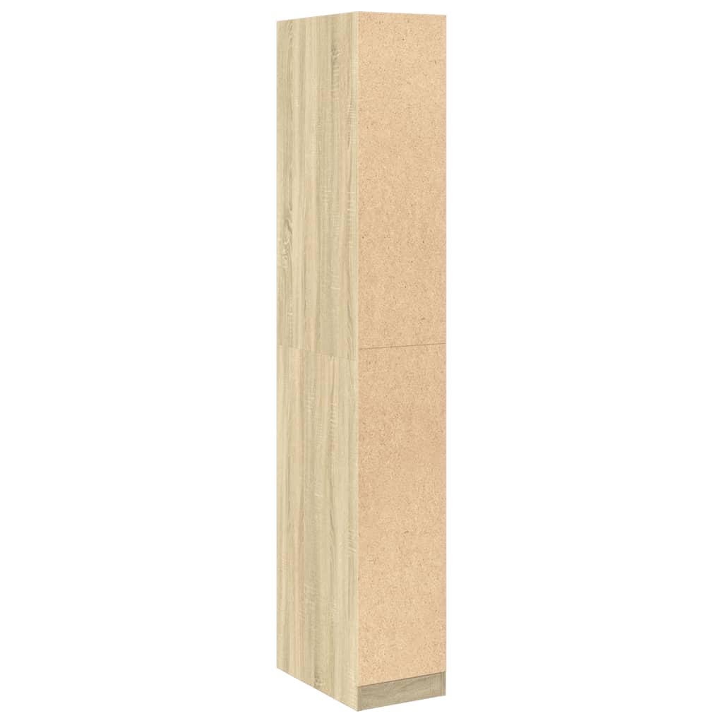 vidaXL Kleiderschrank Sonoma-Eiche 30x50x200 cm Holzwerkstoff