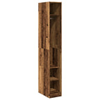 vidaXL Kleiderschrank Altholz-Optik 30x50x200 cm Holzwerkstoff