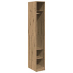 vidaXL Kleiderschrank Artisan-Eiche 30x50x200 cm Holzwerkstoff