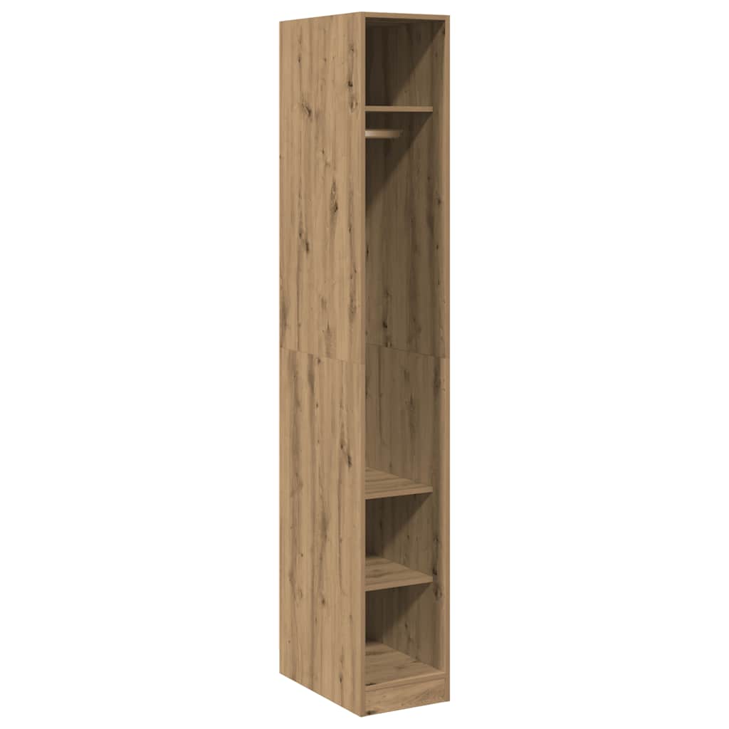 vidaXL Kleiderschrank Artisan-Eiche 30x50x200 cm Holzwerkstoff