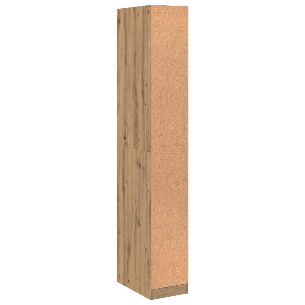 vidaXL Kleiderschrank Artisan-Eiche 30x50x200 cm Holzwerkstoff