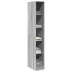 vidaXL Kleiderschrank Grau Sonoma 30x50x200 cm Holzwerkstoff