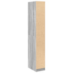 vidaXL Kleiderschrank Grau Sonoma 30x50x200 cm Holzwerkstoff