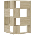vidaXL Eck-Bücherregal 4 Etagen Sonoma Eiche 85x85x140cm Holzwerkstoff