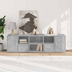 vidaXL Eckregal Betongrau 160x40x45 cm Holzwerkstoff