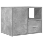 vidaXL Eckregal Betongrau 160x40x45 cm Holzwerkstoff