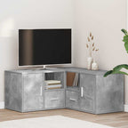 vidaXL Eckregal Betongrau 160x40x45 cm Holzwerkstoff