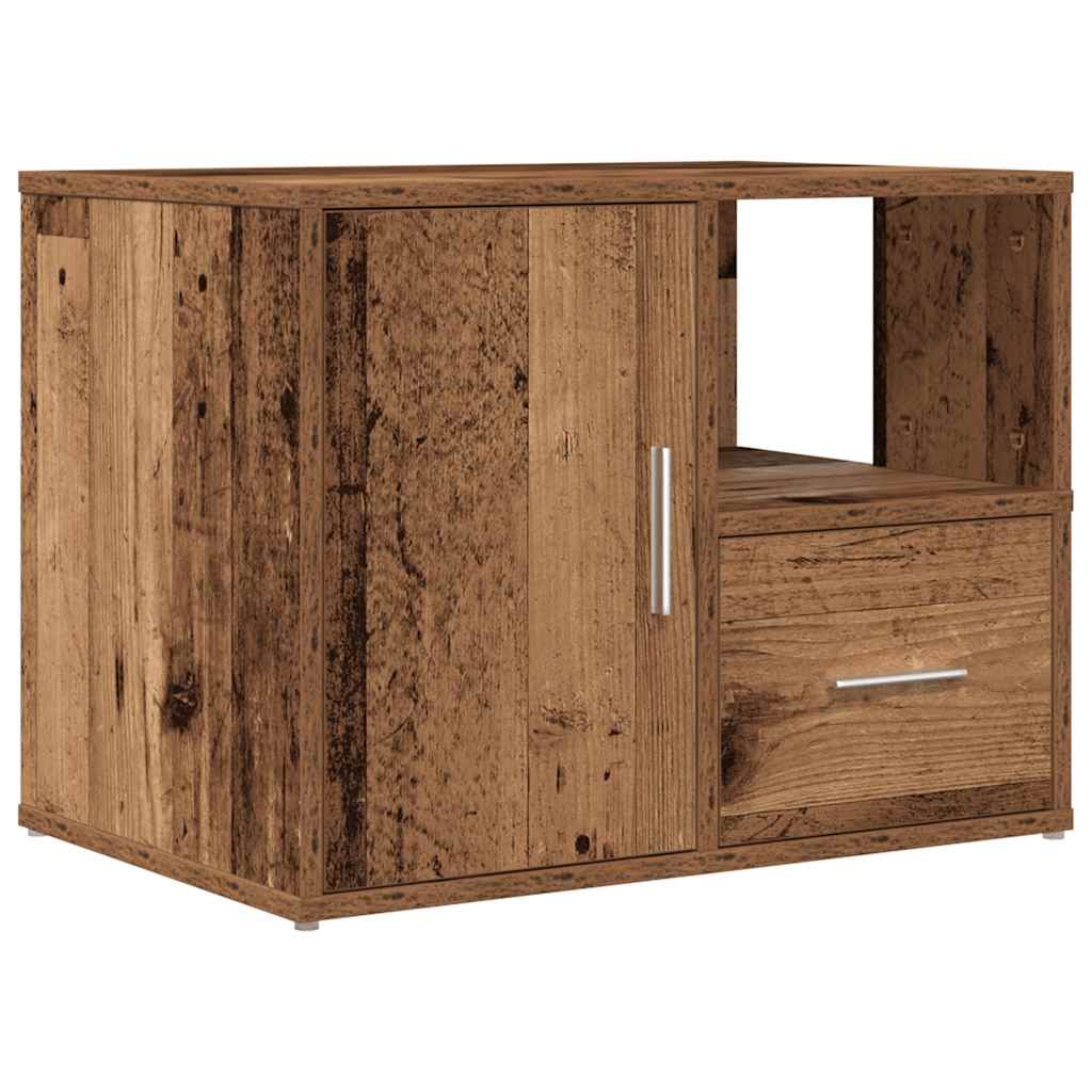 vidaXL Eckregal Altholz-Optik 160x40x45 cm Holzwerkstoff