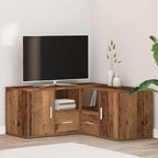 vidaXL Eckregal Altholz-Optik 160x40x45 cm Holzwerkstoff