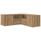 vidaXL Eckregal Artisan-Eiche 200x40x45 cm Holzwerkstoff