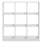 vidaXL Bücherregal Weiß 102x32x108 cm Holzwerkstoff