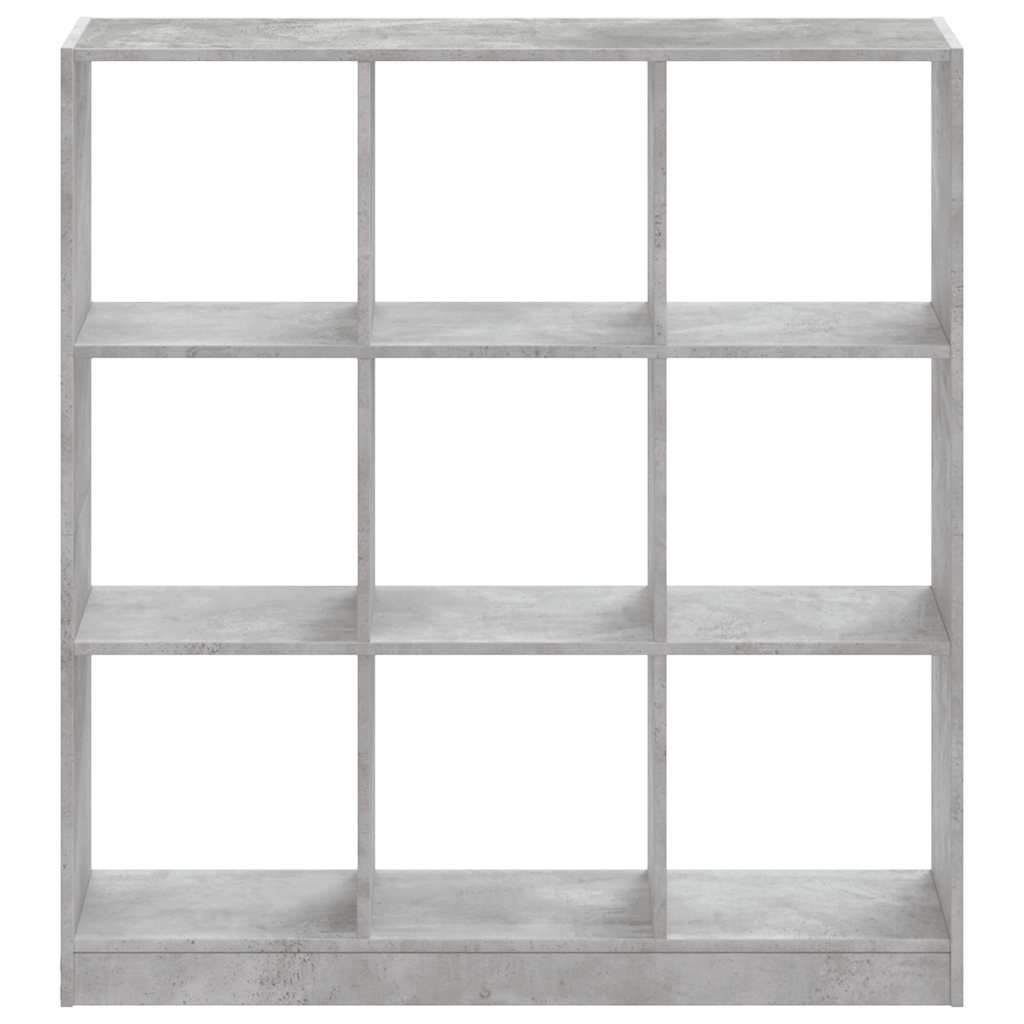 vidaXL Bücherregal Betongrau 102x32x108 cm Holzwerkstoff