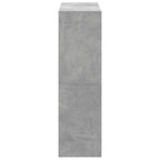 vidaXL Bücherregal Betongrau 102x32x108 cm Holzwerkstoff