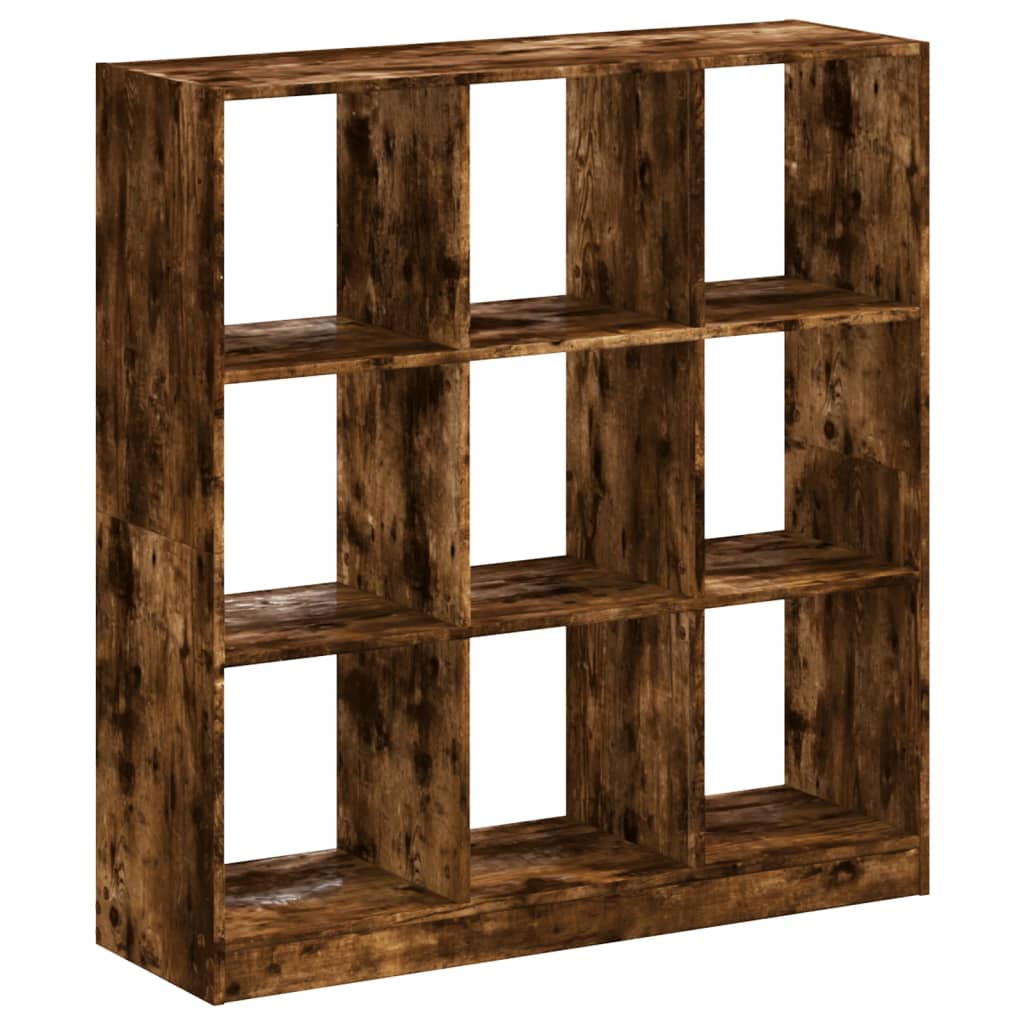 vidaXL Bücherregal Räuchereiche 102x32x108 cm Holzwerkstoff