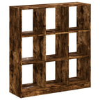 vidaXL Bücherregal Räuchereiche 102x32x108 cm Holzwerkstoff
