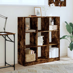 vidaXL Bücherregal Räuchereiche 102x32x108 cm Holzwerkstoff
