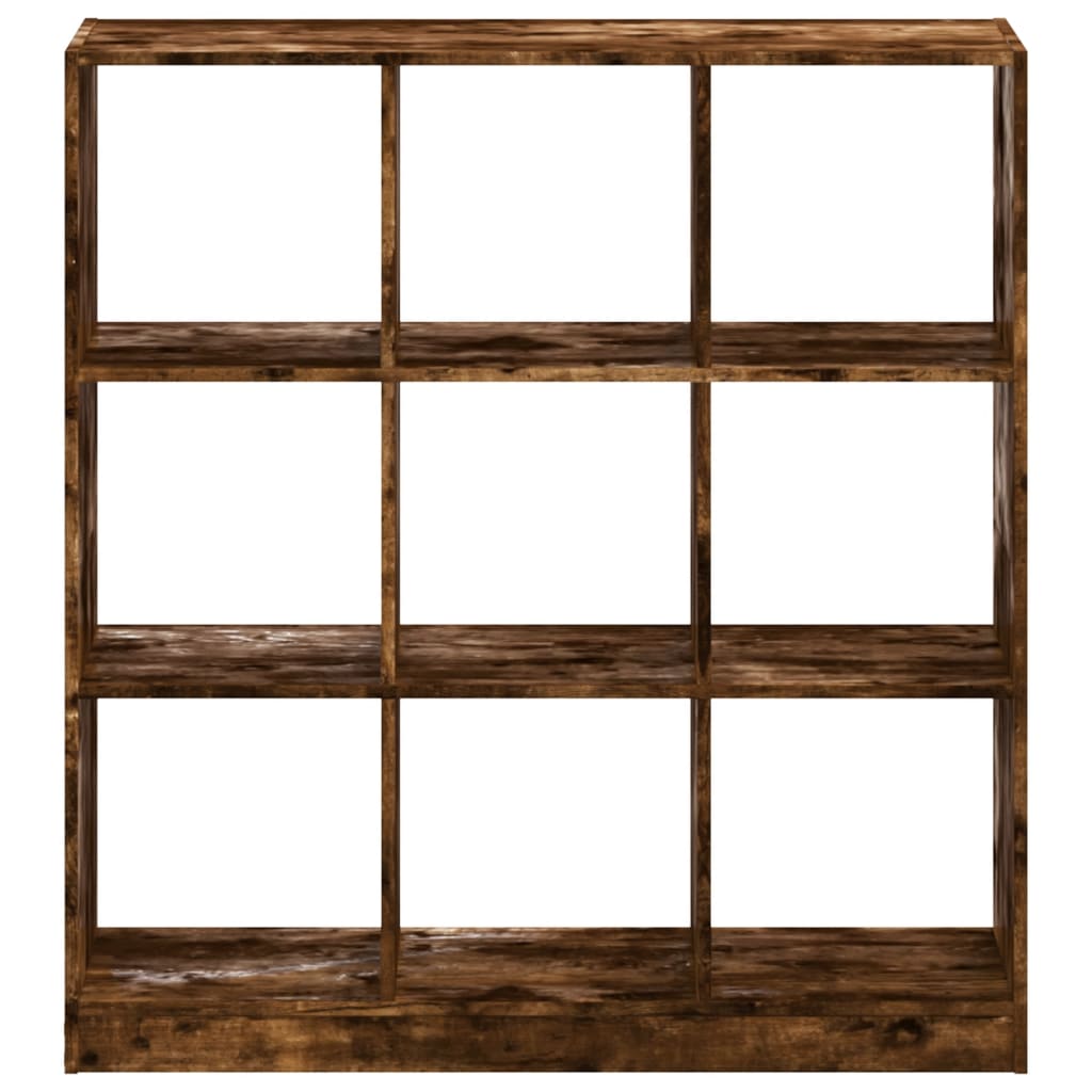 vidaXL Bücherregal Räuchereiche 102x32x108 cm Holzwerkstoff
