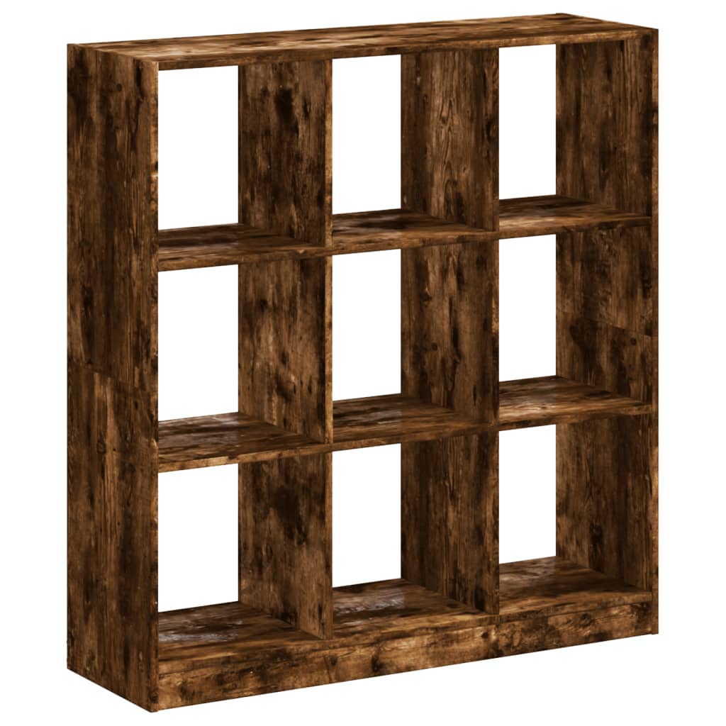 vidaXL Bücherregal Räuchereiche 102x32x108 cm Holzwerkstoff