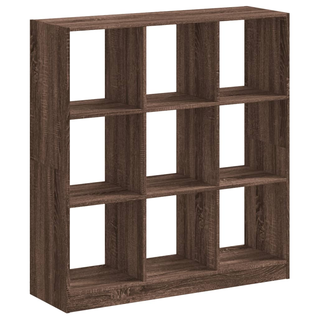 vidaXL Bücherregal Braun Eichen-Optik 102x32x108 cm Holzwerkstoff